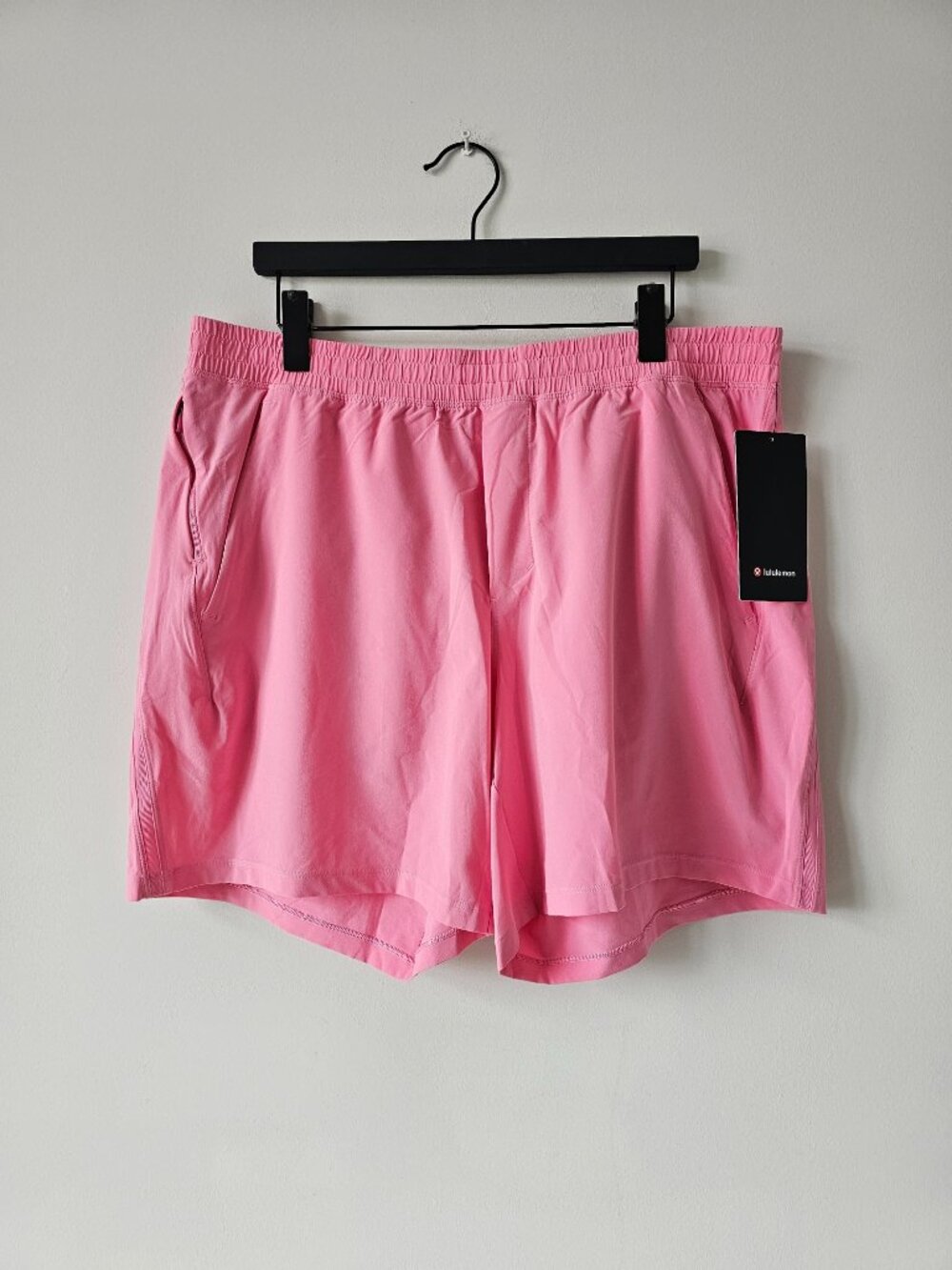 NWT LULULEMON CCLD Cotton Candy Pink Pace Breaker Shorts 7" Linerless Men's XXL